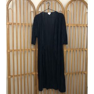 LuLaRoe Black Shirley Kimono